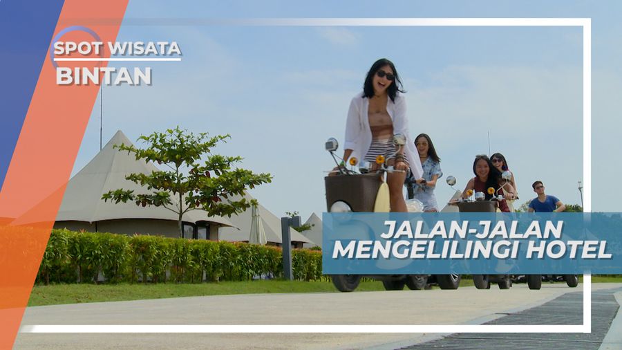 Naik Skuter Listrik Berkeliling Kawasan Wisata Bintan 