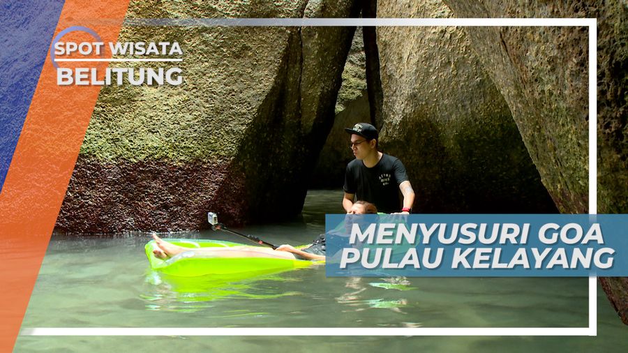 Berenang Menyusuri Goa Pulau Kelayang Belitung