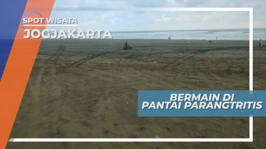 Naik ATV Menyusuri Tepi Pantai Parangtritis Yogyakarta