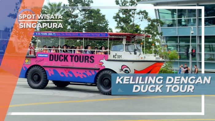 Duck Tour, Kendaraan Amfibi untuk Wisata Kota Singapura