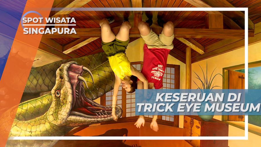 Trick Eye Museum Singapura, Seni Menipu Mata Para Pengunjung