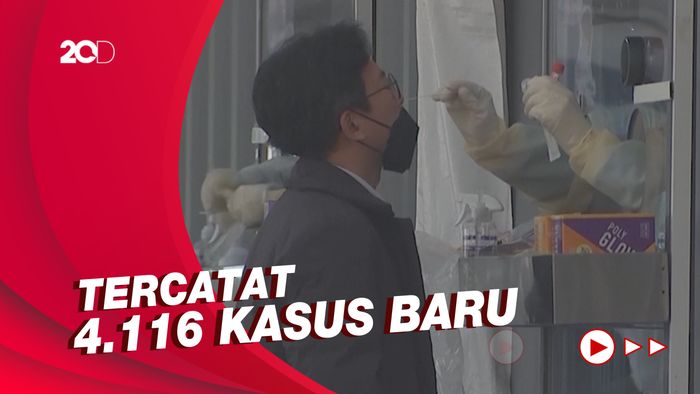 Perdana! Korea Selatan Tembus 4.000 Kasus Baru Covid-19