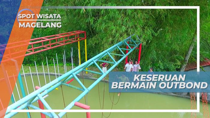 Menyebrangi Jembatan Goyang, Permainan Seru di Kawasan Wisata Magelang