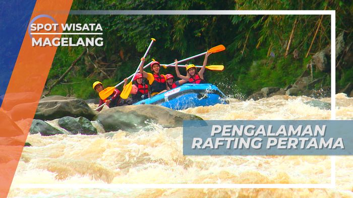 Rafting Menyusuri Derasnya Aliran Sungai Progo Magelang