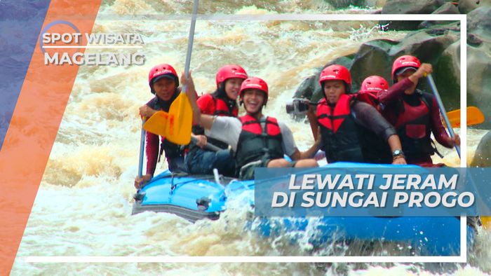 Jeram Curam, Rintangan Saat Rafting di Sungai Progo Magelang