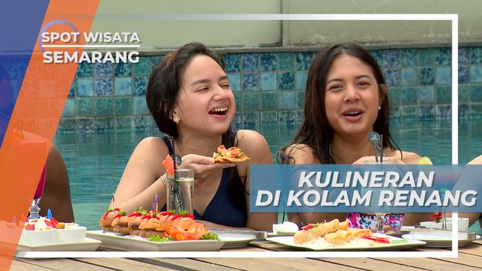 Menikmati Santapan Kuliner di Pinggir Kolam, Semarang