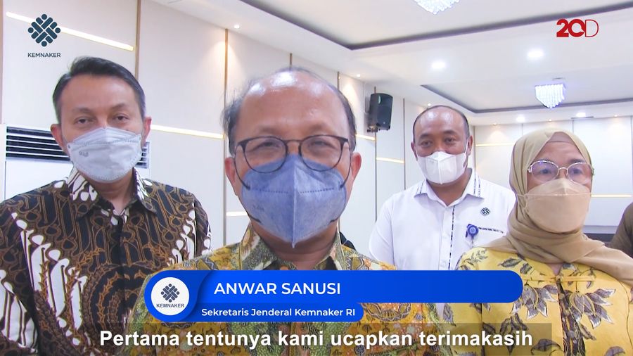 Kemnaker Lanjutkan Trend Positif Saya Sudah Divaksin