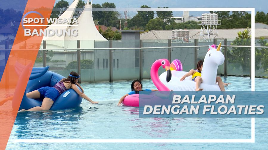 Bersenang-senang Berenang di Kolam Renang, Bandung