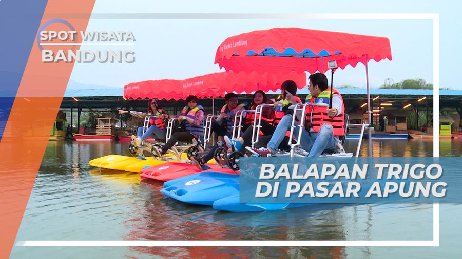 Mengayuh Trigo, Kendaraan Air yang Super Menyenangkan, Bandung