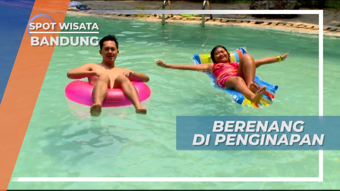 Berenang Seru di Kolam Penginapan Bandung
