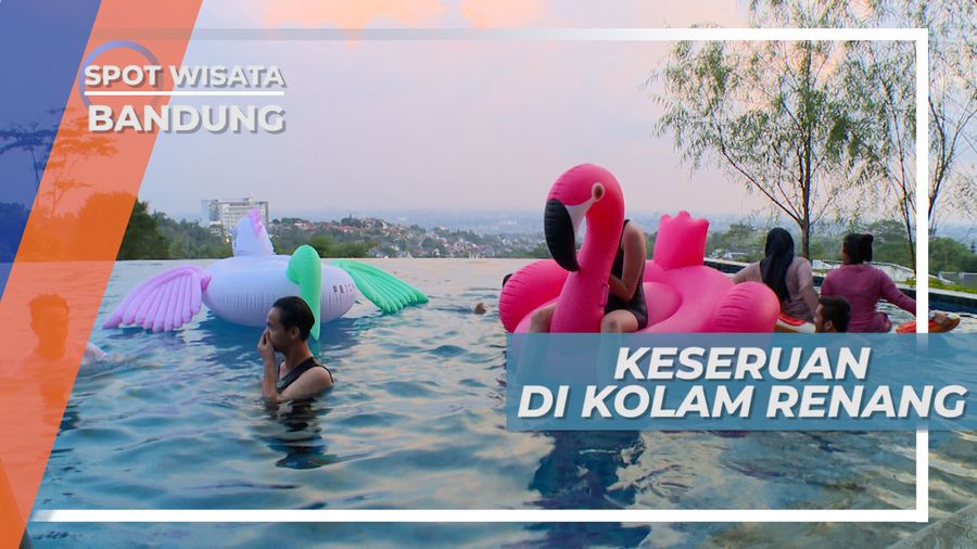 Menikmati Kesegaran Kolam Renang di Dinginnya Udara Bandung