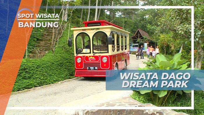 Naik Bus Berkeliling Kawasan Wisata di Lembang Bandung