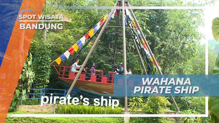 Pirate Ship, Wahana Menegangkan di Kawasan Wisata Lembang Bandung
