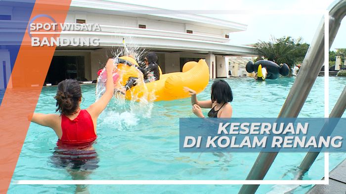 Asiknya Berenang di Hotel, Menyatu Dengan Kesegaran Air Kolam, Bandung