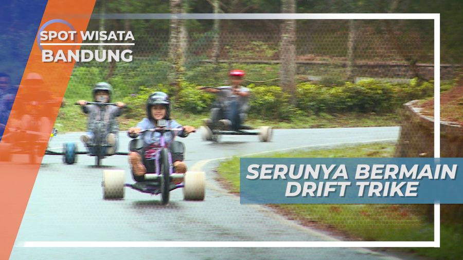 Mencoba Mengendarai Drift Trike Bike di Jalanan Berbelok dan Menurun, Bandung