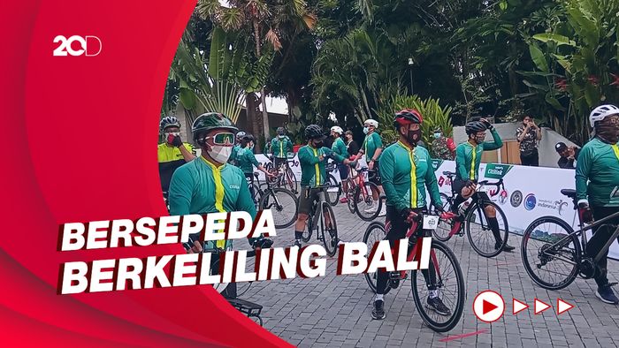 Persiapan Peserta Sport Tourism Gowes 79 KM di Bali