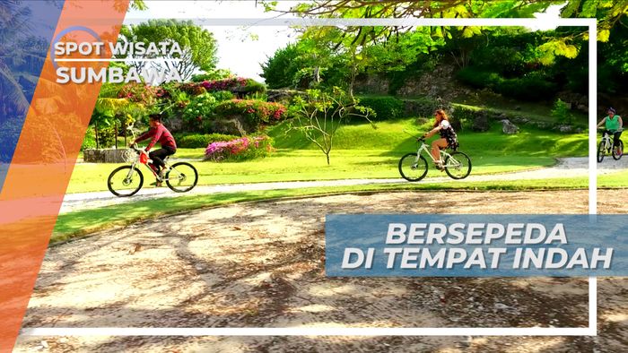Bersepeda Mengelilingi Cottages di Desa Penyaring Sumbawa