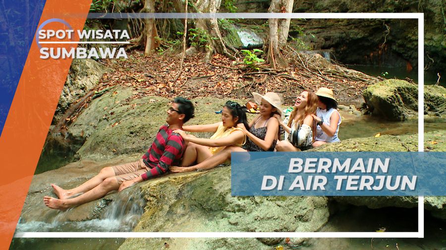Air Terjun Dwi Mbai, Rileks Sejenak Menikmati Segarnya Aliran Air Terjun, Sumbawa