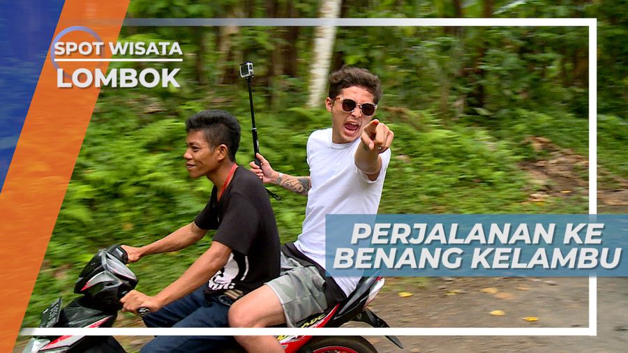 Air Terjun Benang Kelambu Lombok Tengah, Mengendarai Ojek Membelah Hutan Desa Aik Berik