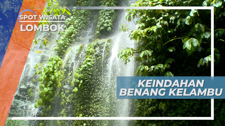 Air Terjun Benang Kelambu Lombok Tengah, Berlimpahnya Dari Beberapa Mata Air di Celah Tebing
