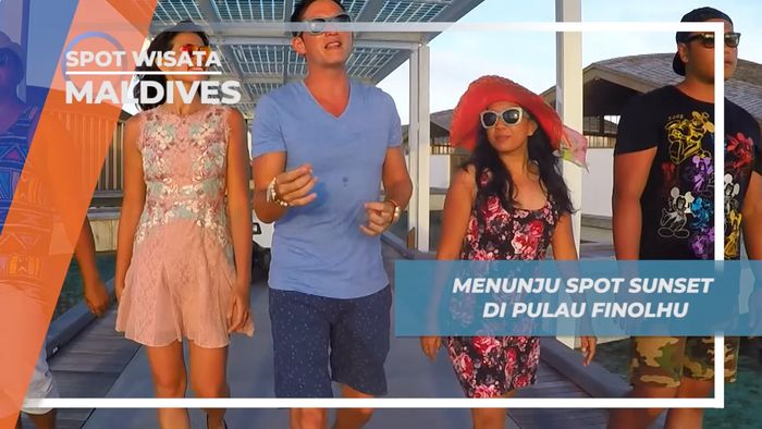 Pemandangan Matahari Terbenam Terbaik di Pulau Finolhu