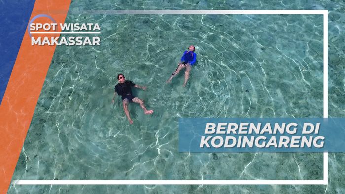 Pasir Putih dan Air yang Bening di Pulau Kodingareng Keke Makassar