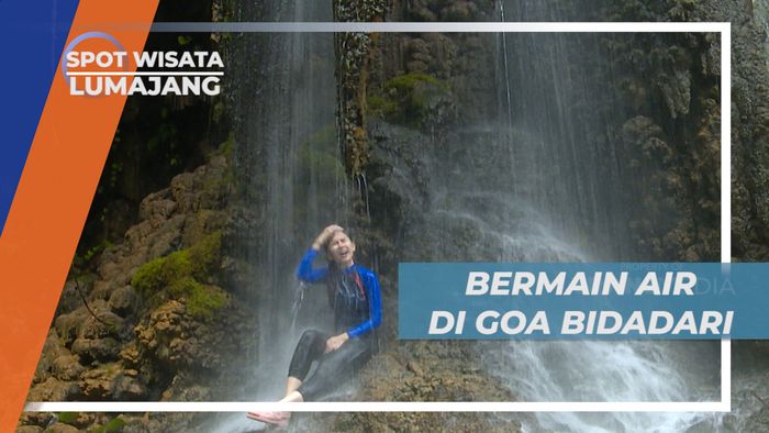 Merasakan Langsung Air yang Jatuh dari Goa Bidadari Lumajang