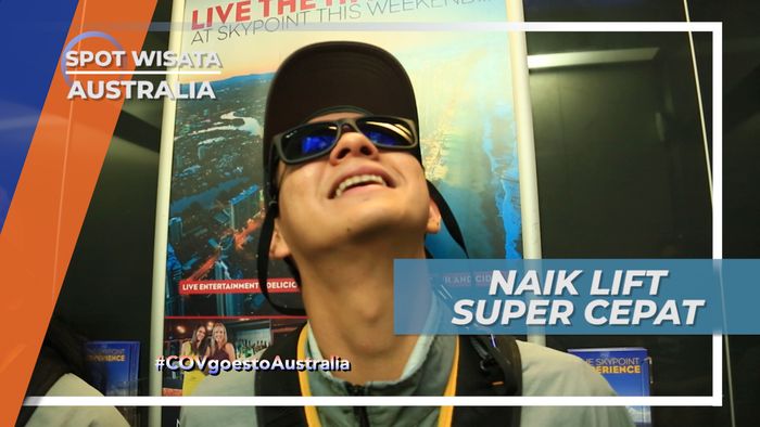 47 Detik 77 Lantai, Naik Lift Super Cepat di Gold Coast Australia