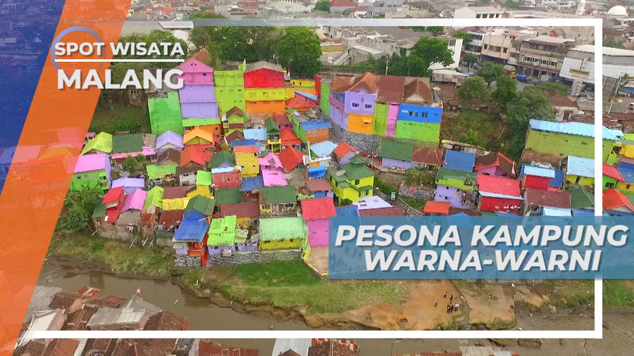 Menikmati Pesona Keindahan Kampung Warna-warni Jodipan Kota Malang