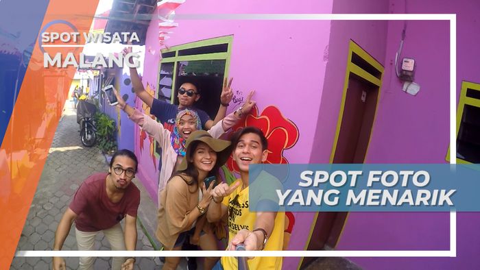 Menyusuri Sudut Kampung Warna-warni, Mencari Spot Foto Ciamik, Kota Malang