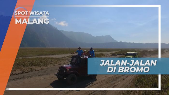 Menikmati Keindahan Luasnya Lereng Gunung Bromo