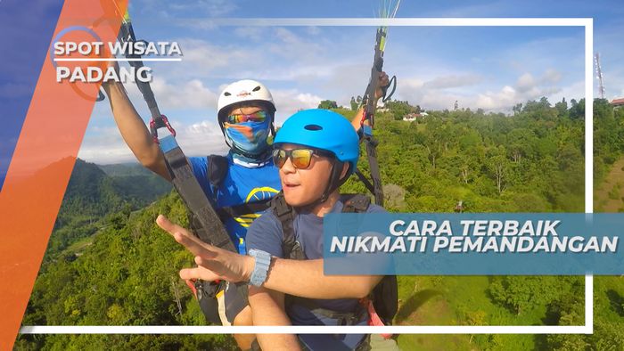 Pemandangan Udara Bukit Langkisau dan Pesisir Pantai Selatan, Padang