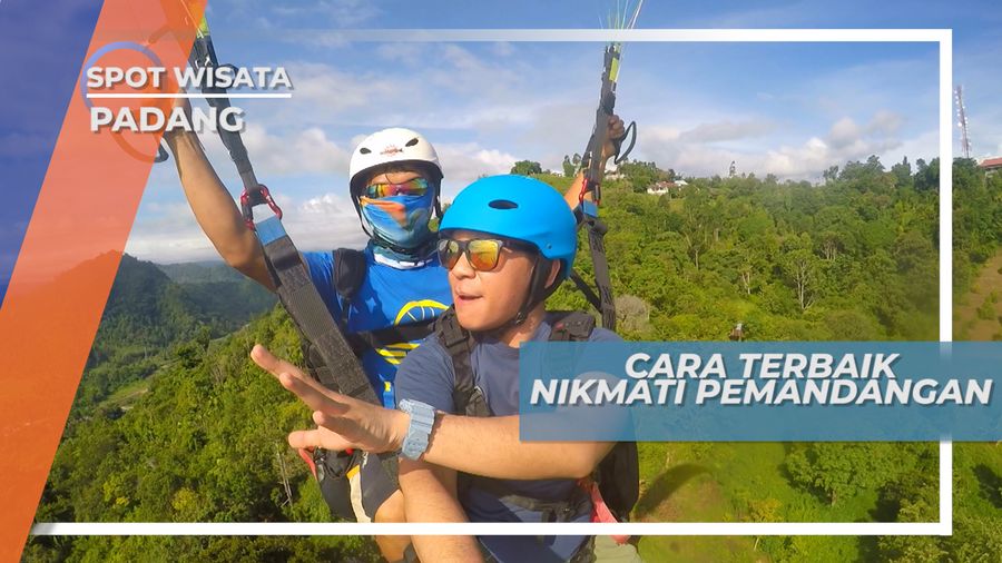 Pemandangan Udara Bukit Langkisau dan Pesisir Pantai Selatan, Padang