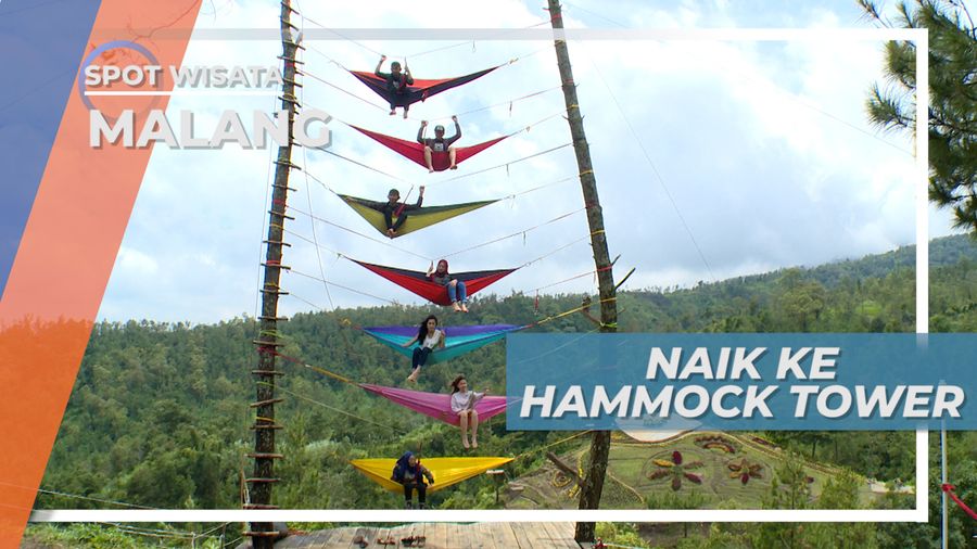 Coban Rais, Menikmati Pemandangan Pegunungan di Atas Hammock, Malang