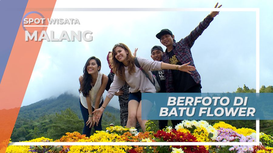 Coban Rais, Cekrak-cekrek Berfoto di Batu Flower, Malang