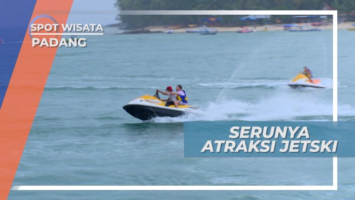 Aksi Atraksi Jetski yang Mengundang Decak Kagum, Padang