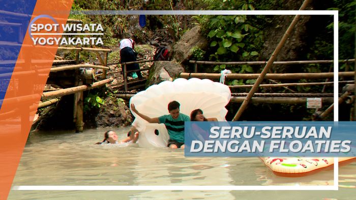 Kedung Pedut, Bermain Floaties di Kolam Pemandian Alami, Yogyakarta