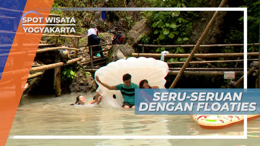 Kedung Pedut, Bermain Floaties di Kolam Pemandian Alami, Yogyakarta
