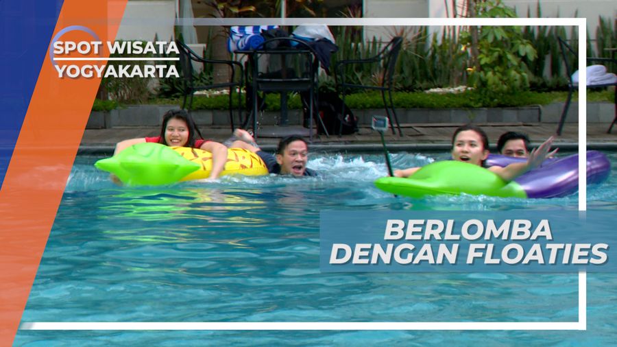 Adu Cepat Menuju Garis Finish Dengan Floaties, Yogyakarta
