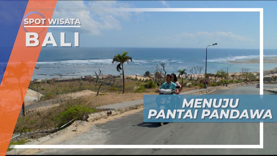 Sunmori Cantik Membelah Bukit Karang, Menuju Pantai Pandawa Bali