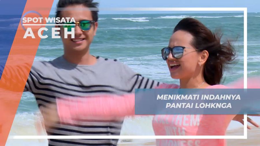 Berlari Menikmati Hembusan Angin di Pantai Lohknga Aceh