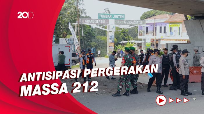 Walau Reuni 212 Batal, Polisi Tetap Sekat Akses Menuju Az Zikra