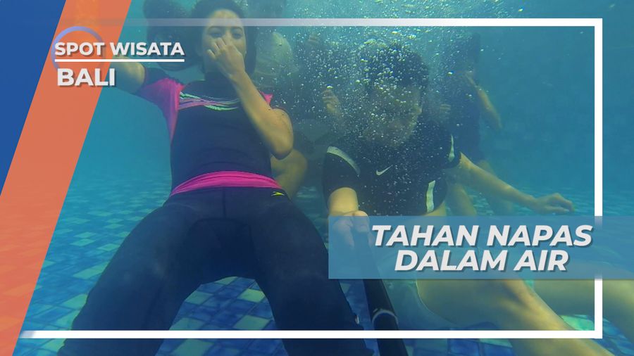 Tahan Napas Dalam Air, Agar Mendapat Selfie Terbaik di Kuta Bali