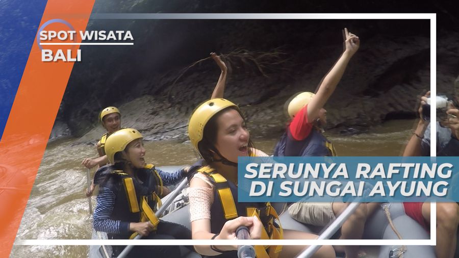 Serunya Rafting Di Derasnya Arus Sungai Ayung Ubud Bali