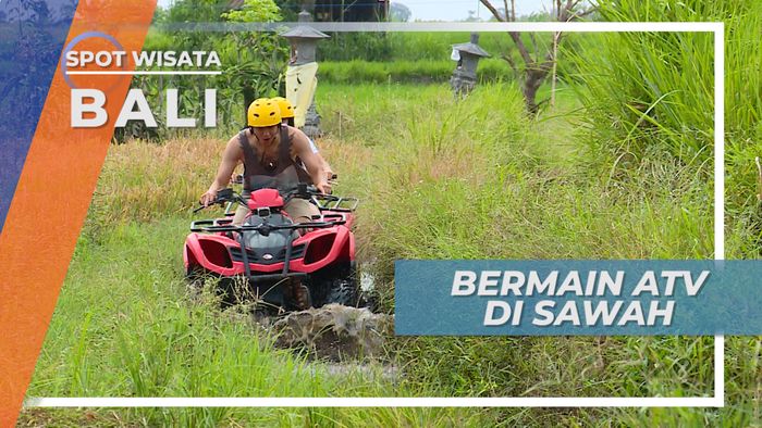 Mengendarai ATV, Merasakan Melaju Kencang di Persawahan Ubud Bali