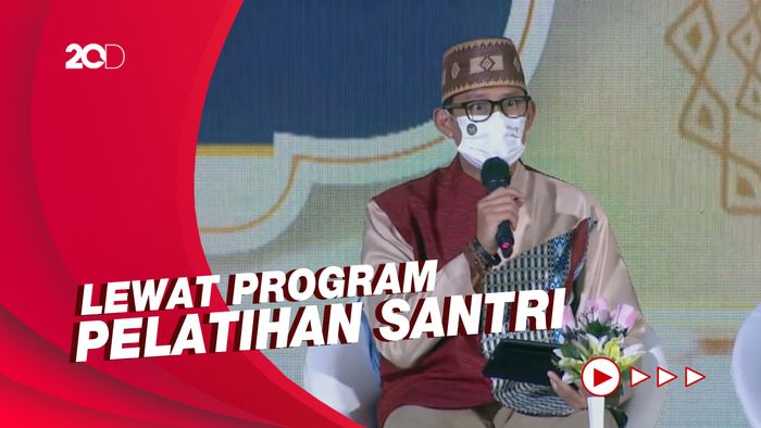 Apresiasi Sandiaga Uno Melihat Anak Santri Makin Cakap Digital