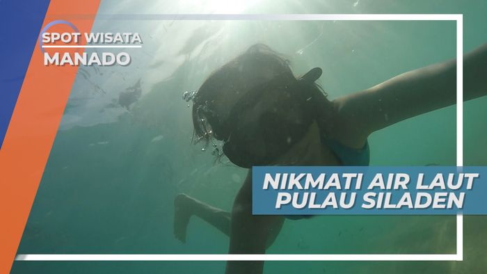 Air yang Jernih dan Pasir Putih, Kombinasi Keindahan Pantai Pulau Siladen, Manado