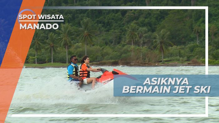 Melesat Cepat di Atas Jetski, Manado
