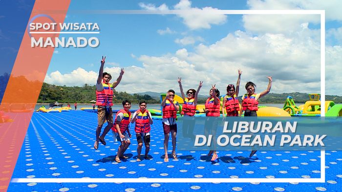 Berkunjung ke Wahana Permainan Air di Likupang Manado
