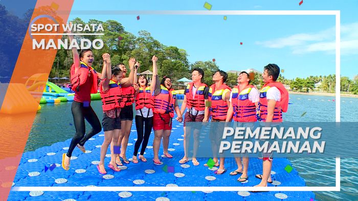 Sang Juara Permainan Wahana Air Likupang Manado